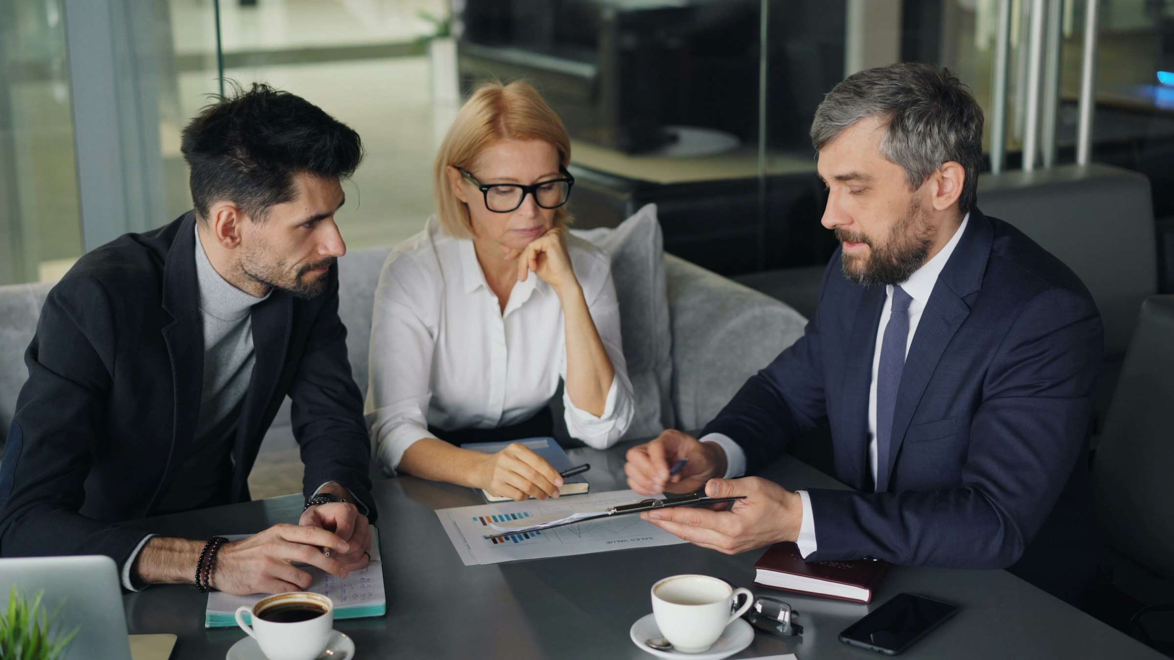 A Property Wise adviser talking a client through a property plan